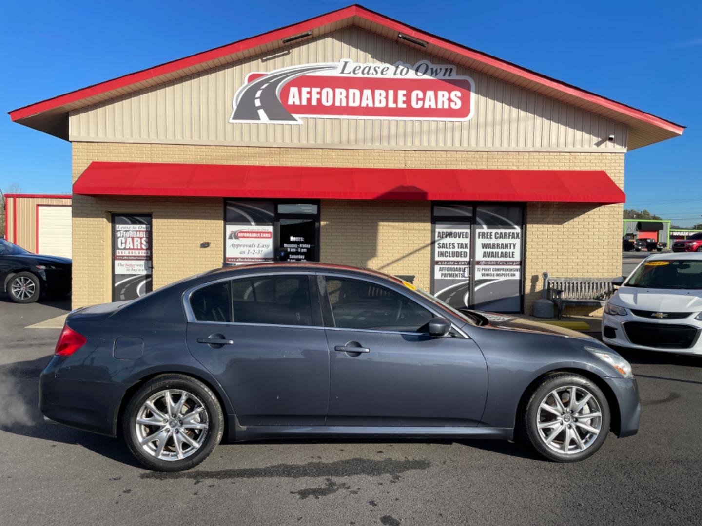 2012 Blue INFINITI G (JN1CV6APXCM) with an V6, 3.7 Liter engine, Auto, 7-Spd w/Manual Md transmission, located at 8008 Warden Rd, Sherwood, AR, 72120, (501) 801-6100, 34.830078, -92.186684 - Photo#0